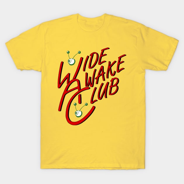 Retro Nostalgic Wide Awake Club T-Shirt by Meta Cortex